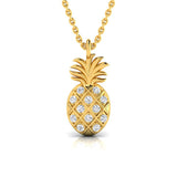 1/8 ctw Dainty Pineapple Pendant