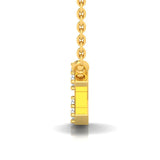 1/8 ctw Dainty Aquarius Horoscope Pendant