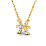 1/8 ctw Dainty Pisces Horoscope Pendant