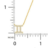 1/8 ctw Dainty Gemini Horoscope Pendant