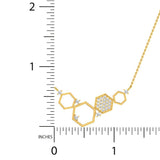1/3 ctw Honeycomb Pendant
