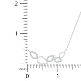 1/3 ctw Geometric Pear Design Pendant