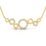 1/3 ctw Geometric Circle Design Pendant