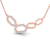 1/3 ctw Geometric Design Pendant