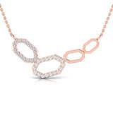 1/3 ctw Geometric Design Pendant