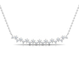 1/3 ctw Horizontal Cluster Pendant