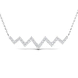 1/3 ctw Zig zag Pendant