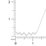 1/3 ctw Zig zag Pendant