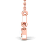 1/6 ctw Boho Horizontal Bar Pendant