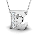 1/10 ctw Initial E Pendant