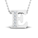 1/10 ctw Initial E Pendant