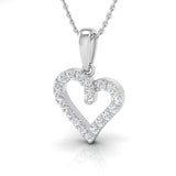 3/8 Ctw Heart Pendant