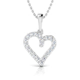 3/8 Ctw Heart Pendant