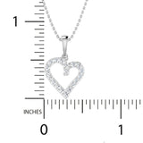 3/8 Ctw Heart Pendant
