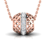 1/3 ctw Hollow Bead Design Pendant