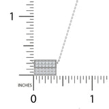 3/4 ctw Hexagonal Hollow Bead Pendant