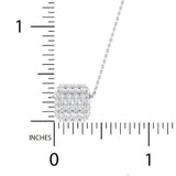 2 ctw Pave Hollow Bead Pendant