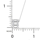 3/8 ctw Simple Cylindrical Bead Pendant