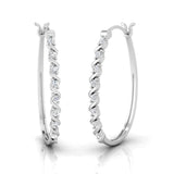 1/4 Ctw Dainty Hoop Earrings