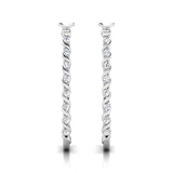 1/4 Ctw Dainty Hoop Earrings