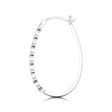 1/4 Ctw Dainty Hoop Earrings