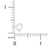 1/10 Ctw Heart Earrings