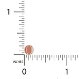 1/20 ctw Circle Shaped Stud Earrings