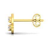 1/5 ctw Heart Cluster Stud Earrings