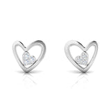 1/20 Ctw Double Heart Earrings