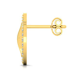 1/5 ctw Wavy Stud Earrings