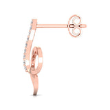 1/8 ctw Ribbon Stud Earrings