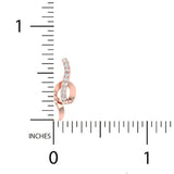 1/8 ctw Ribbon Stud Earrings