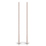 1 1/2 ctw Geometric Extra Large Hoop Earrings