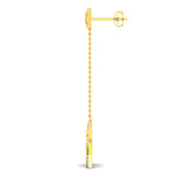 3/8 ctw Star Mis Matched Hanging Earrings