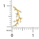 1/2 ctw Branch Climber Earrings
