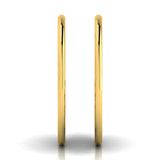 1/2 ctw Leaf Earrings Hoop