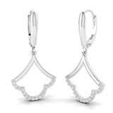 1/3 ctw Art Deco Hanging Earrings