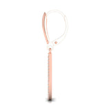 5/8 ctw Art Deco Hanging Earrings