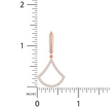 5/8 ctw Art Deco Hanging Earrings