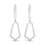 1/3 ctw Art Deco Hanging Earrings