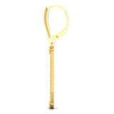 3/4 ctw Art Deco Hanging Earrings