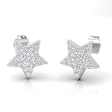 1/2 Ctw Star Stud Earrings