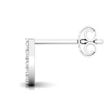 1/4 ctw Circle Stud Earringss