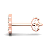 1/4 ctw Flower Stud Earrings