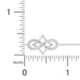 1/4 ctw Infinity Knot Bolo Bracelet