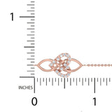 1/6 ctw Celtic Love Knot Bolo Bracelet