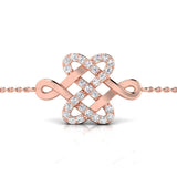 1/3 ctw Celtic Knot Bolo Bracelet