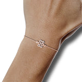 1/3 ctw Celtic Knot Bolo Bracelet