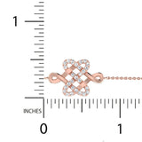 1/3 ctw Celtic Knot Bolo Bracelet