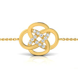 1/8 ctw Celtic Knot Bolo Bracelet